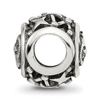 Sterling Silver Reflections Antiqued Zodiac Aries Bead