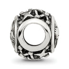 Sterling Silver Reflections Antiqued Zodiac Capricorn Bead