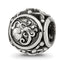 Sterling Silver Reflections Antiqued Zodiac Aquarius Bead