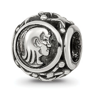 Reflection Beads Sterling Silver Antiqued Zodiac Virgo Bead - Sophia Jewelers