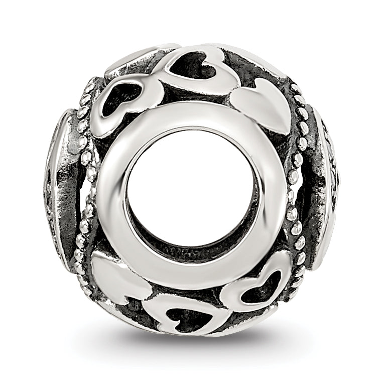 Sterling Silver Reflections CZ Letter G Bead Secondary image