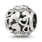 Sterling Silver Reflections CZ Letter Q Bead