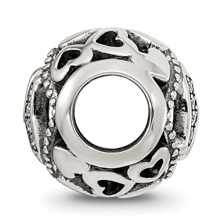 Sterling Silver Reflections CZ Letter Y Bead Secondary image