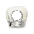Sterling Silver Reflections Rhod-plated Enamel Chef Hat Bead