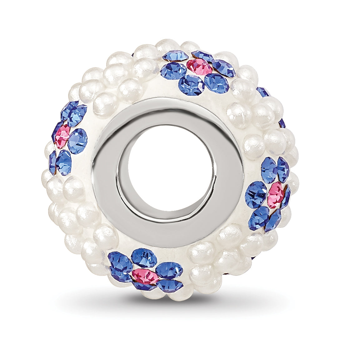 SS Reflections Rhod-plated Preciosa Crystal & Imitation Pearl Bead Secondary image