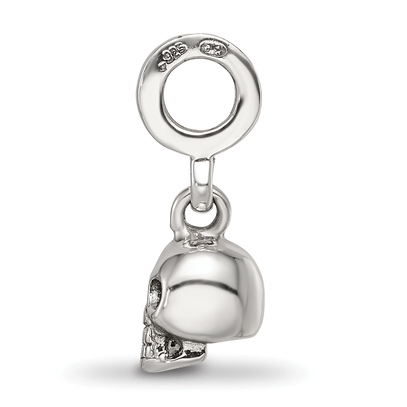 Sterling Silver Reflections Skull Dangle Bead Secondary image