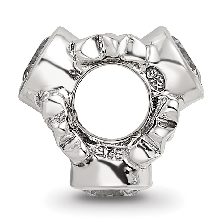 Sterling Silver Reflections CZ Bead Secondary image
