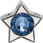 Sterling Silver Reflections Preciosa Crystal December Birthstone Star Bead