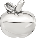 Sterling Silver Reflections Polished Apple Bead