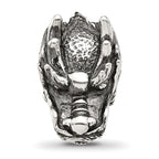 Sterling Silver Reflections Antiqued Chinese Dragon Hinged Bead