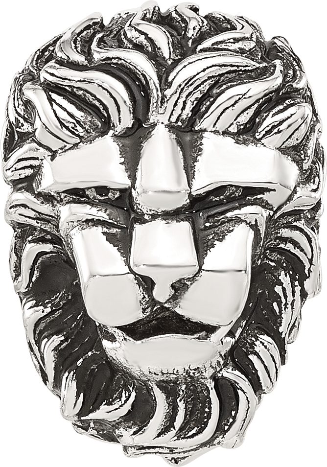 Reflection Beads Sterling Silver Antiqued Lion Hinged Bead - Sophia Jewelers