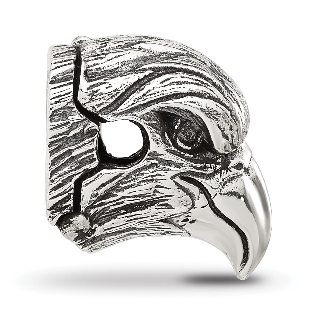 Sterling Silver Reflections Antiqued Eagle Hinged Bead Secondary image