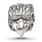 Sterling Silver Reflections Antiqued Eagle Hinged Bead