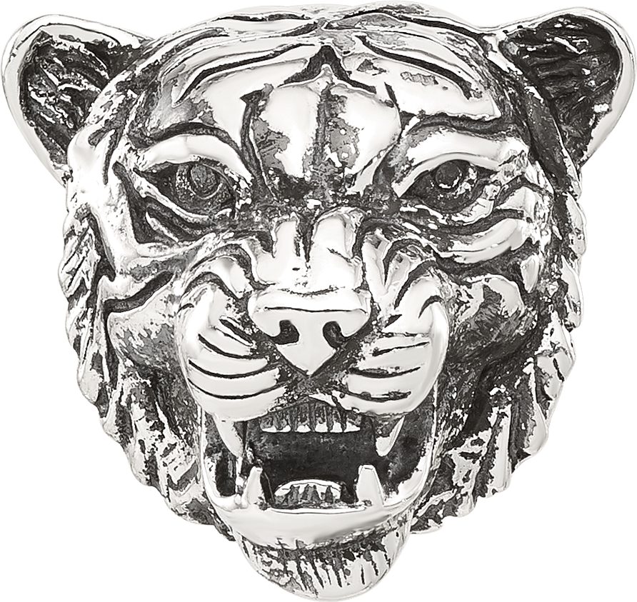 Reflection Beads Sterling Silver Antiqued Tiger Hinged Bead - Sophia Jewelers