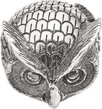 Reflection Beads Sterling Silver Antiqued Owl Hinged Bead - Sophia Jewelers