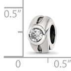 Sterling Silver Reflections CZ Bead