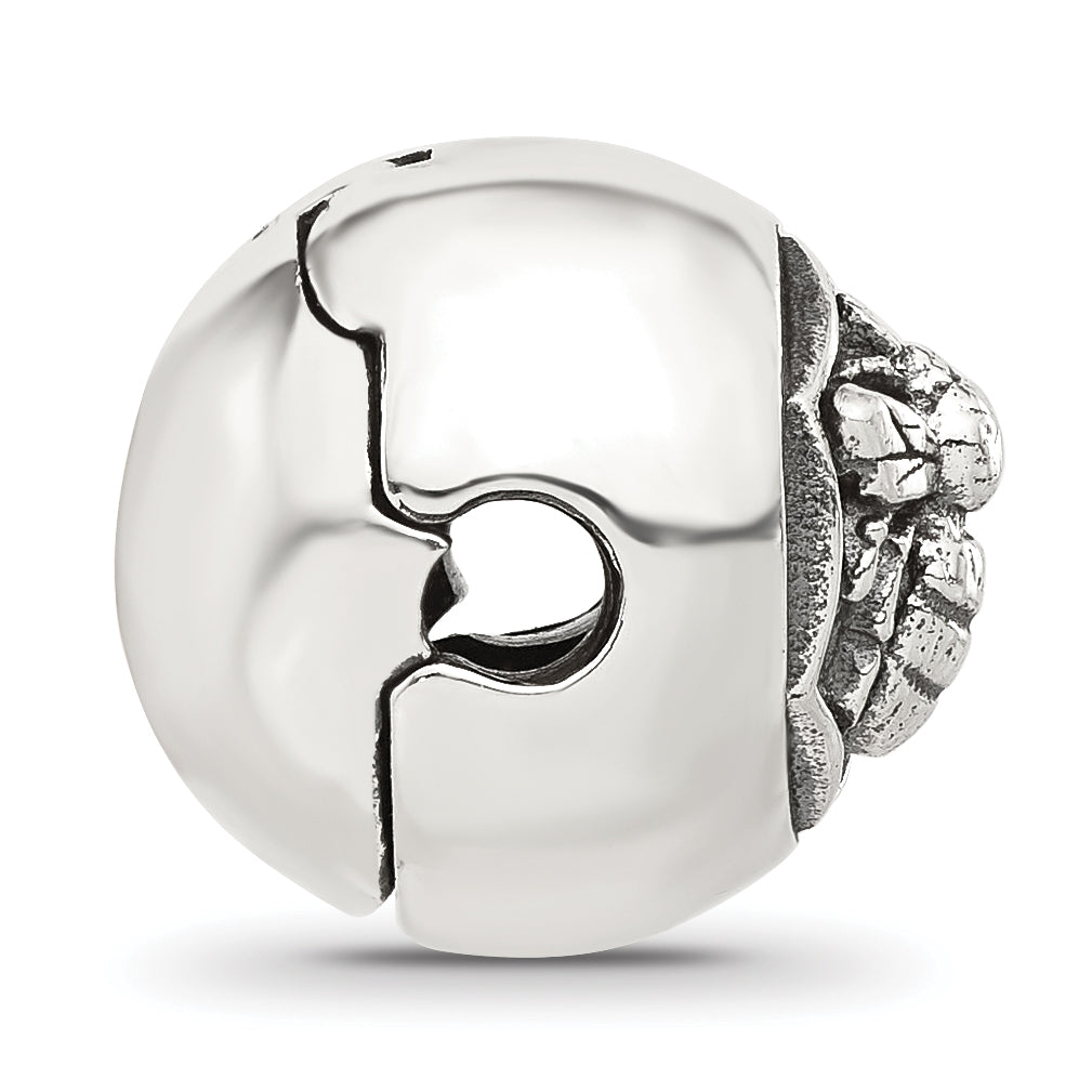 Sterling Silver Reflections Round Bee Hinged Bead Secondary image