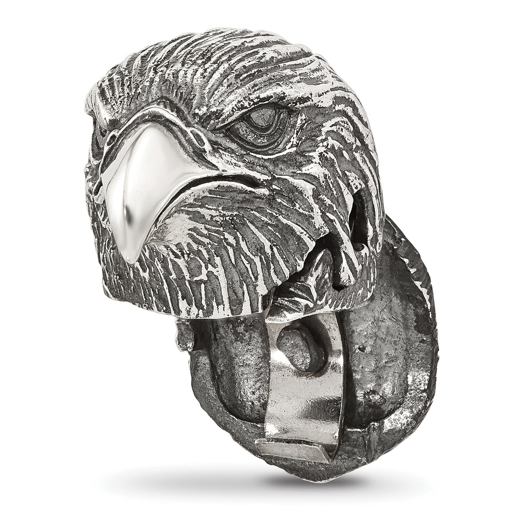 Sterling Silver Reflections Eagle Hinged Bead