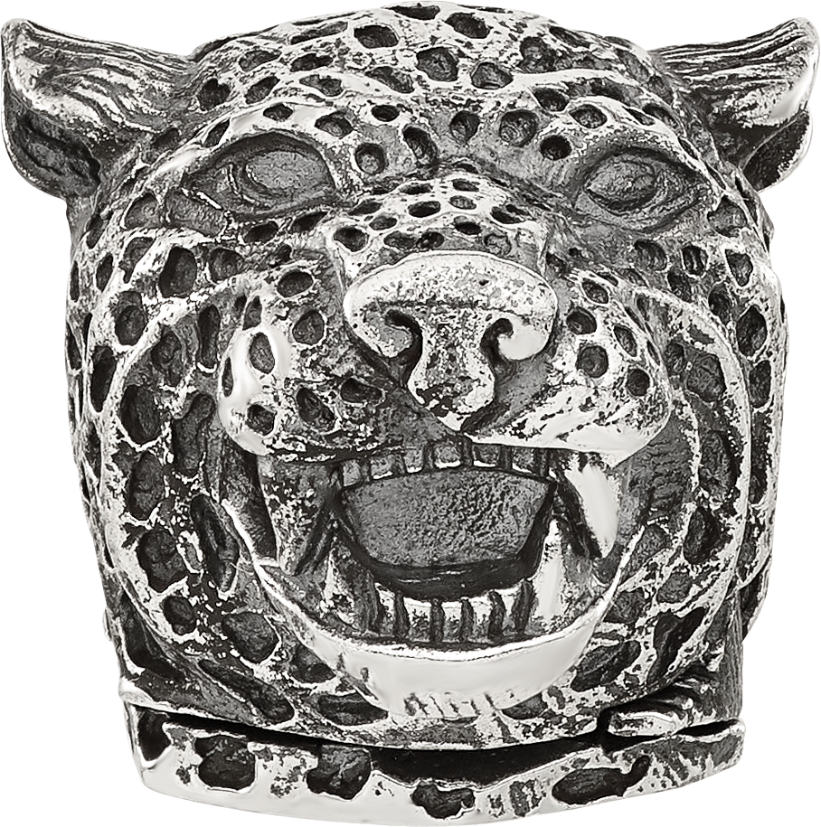 Sterling Silver Reflections Jaguar Hinged Bead