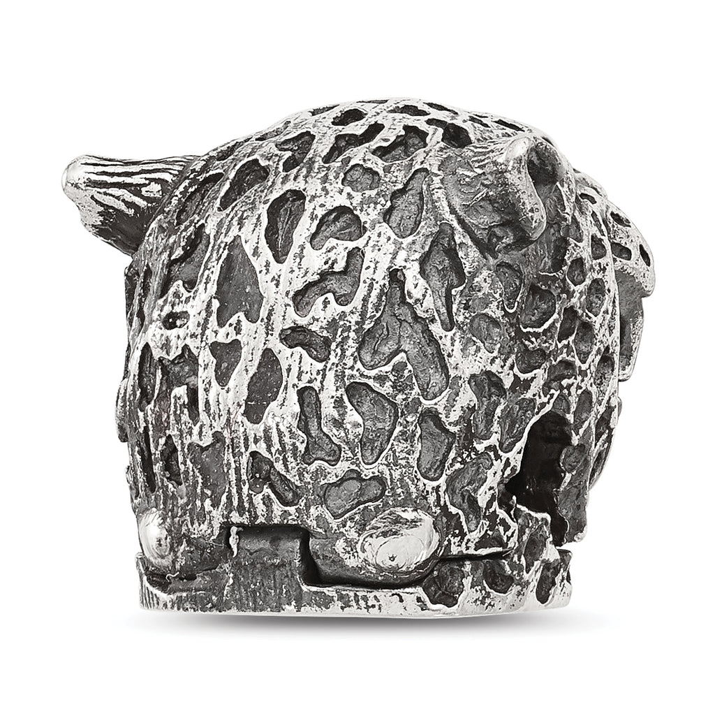 Sterling Silver Reflections Jaguar Hinged Bead