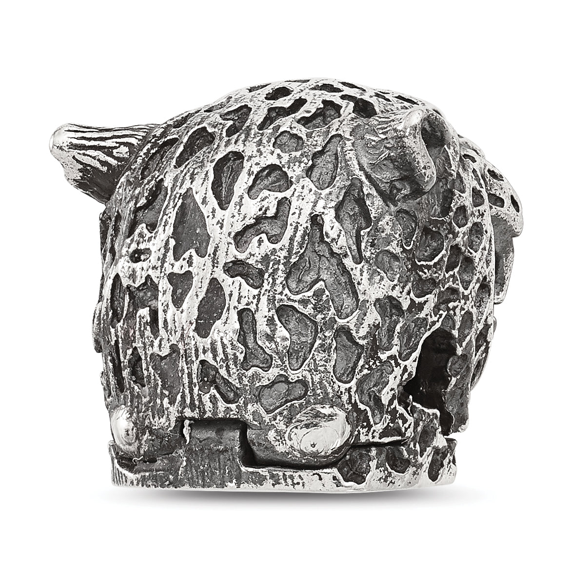 Sterling Silver Reflections Jaguar Hinged Bead