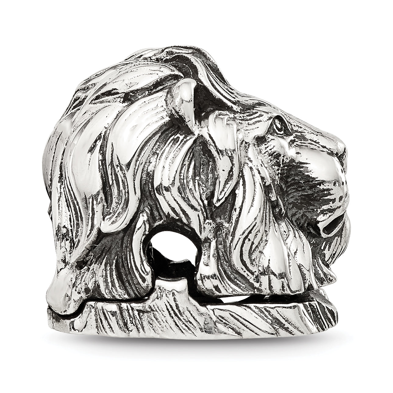 Sterling Silver Reflections Lion Hinged Bead Secondary image