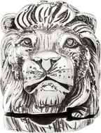 Sterling Silver Reflections Lion Hinged Bead