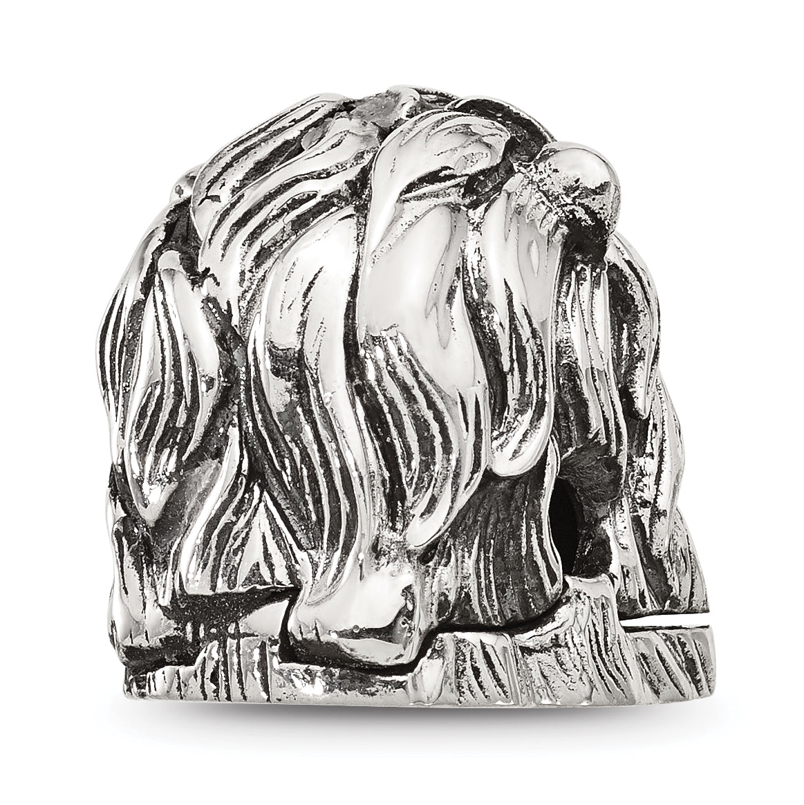 Sterling Silver Reflections Lion Hinged Bead