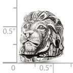 Sterling Silver Reflections Lion Hinged Bead