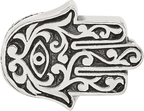Sterling Silver Reflections Hamsa Hinged Bead