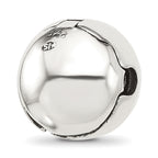 Sterling Silver Reflections Enameled Yin Yang Hinged Bead