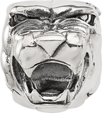 Sterling Silver Reflections Polished Panther Head Hinged Bead