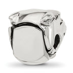Sterling Silver Reflections Polished Panther Head Hinged Bead