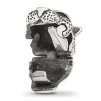 Sterling Silver Reflections Polished Jaguar Head Hinged Bead