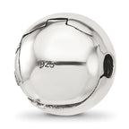 Sterling Silver Reflections Polished Circle Anchor Hinged Bead