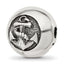 Sterling Silver Reflections Polished Circle Anchor Hinged Bead