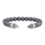 Sterling Silver Reflections 10mm Hematite Beaded 8.5in Bracelet/Bead not included, sold seperately