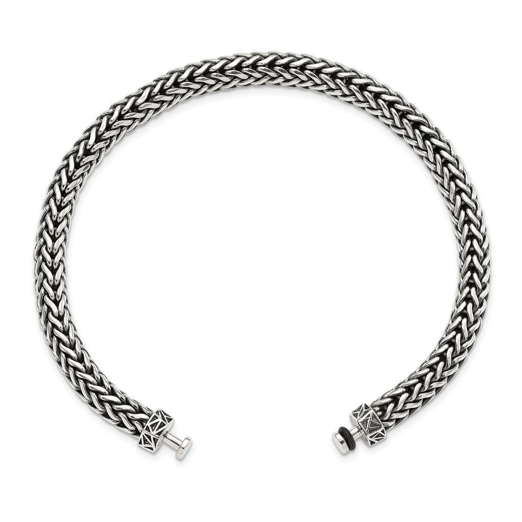 Sterling Silver Reflections 6mm Wheat Chain 8.5in Bracelet/Bead not included, sold seperately