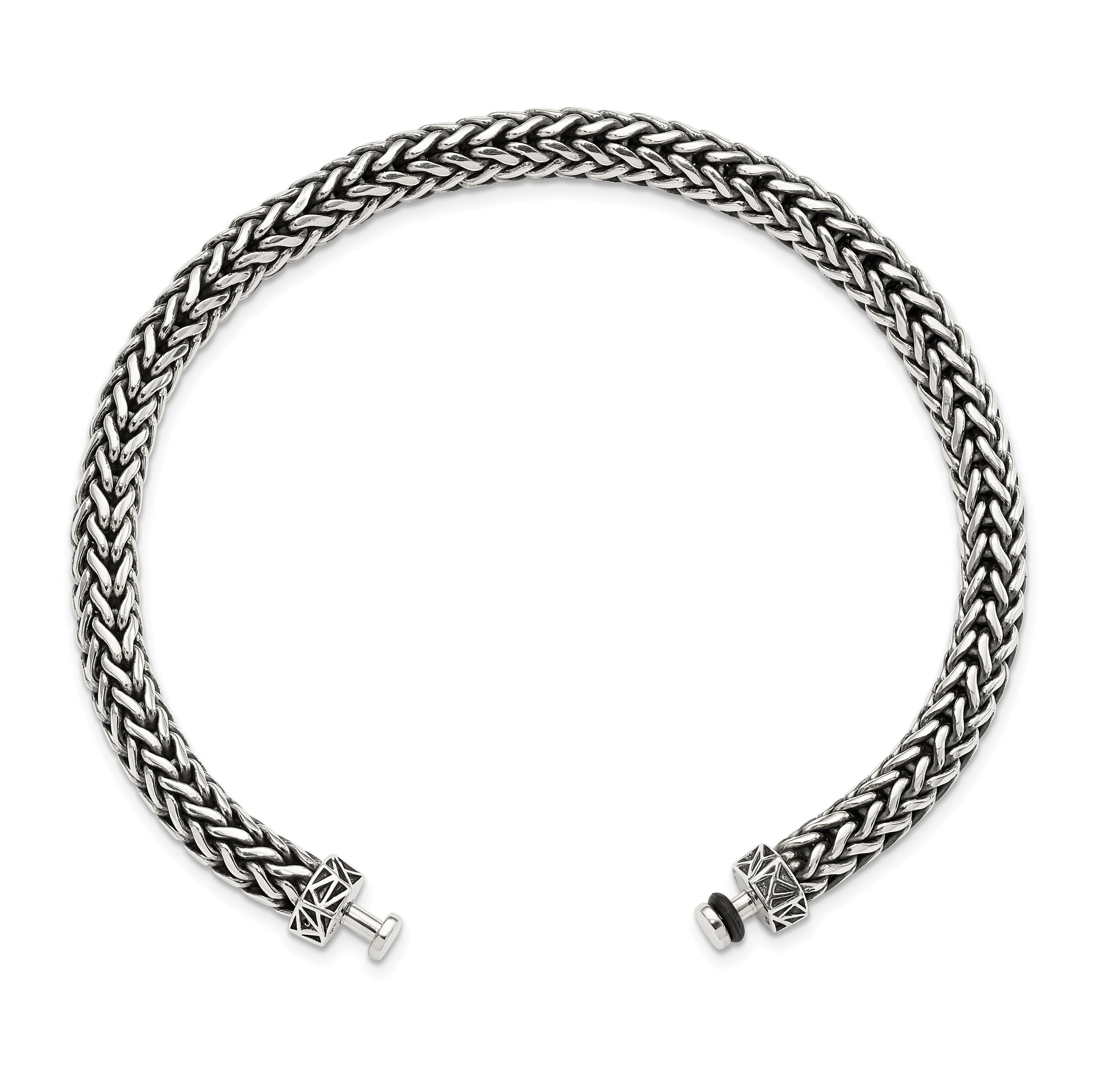 Sterling Silver Reflections 6mm Wheat Chain 8.5in Bracelet/Bead not included, sold seperately