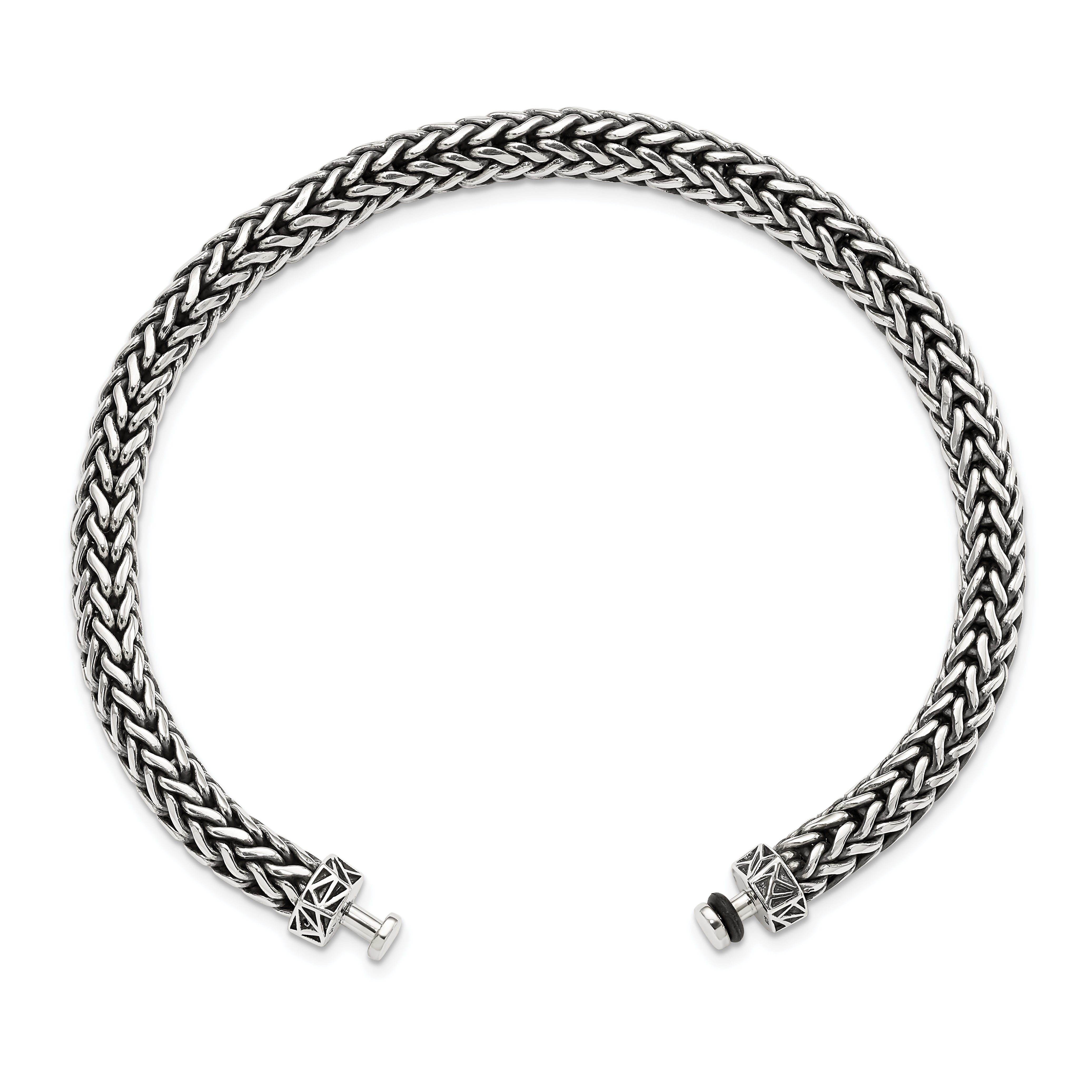 Sterling Silver Reflections 6mm Wheat Chain 8.5in Bracelet/Bead not included, sold seperately