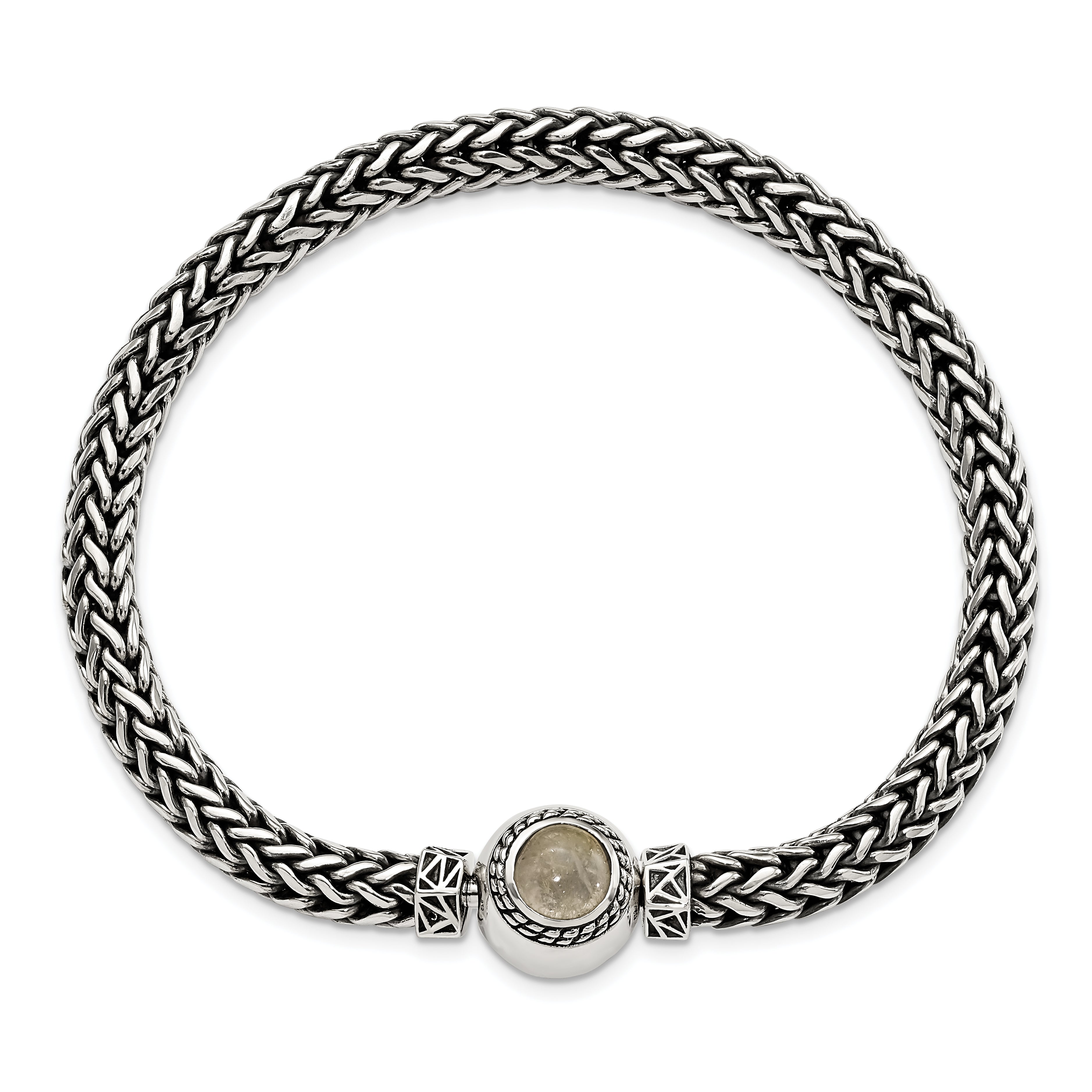 Sterling Silver Reflections 6mm Wheat Chain 8.5in Bracelet/Bead not included, sold seperately