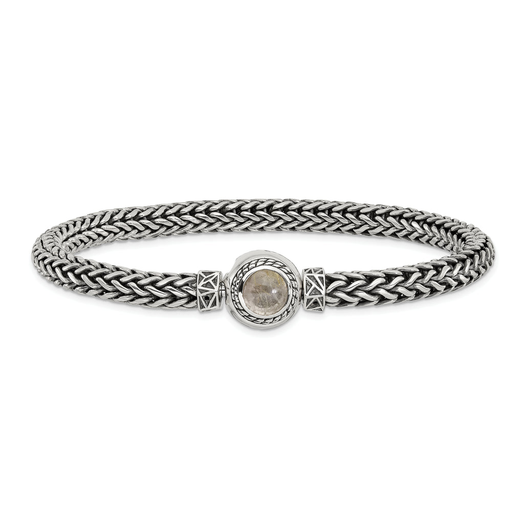 Sterling Silver Reflections 6mm Wheat Chain 8.5in Bracelet/Bead not included, sold seperately