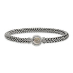 Sterling Silver Reflections 6mm Wheat Chain 8.5in Bracelet/Bead not included, sold seperately