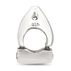 Sterling Silver Reflections Crystal Sailboat Bead