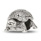 Sterling Silver Reflections Antiqued Turtle Bead