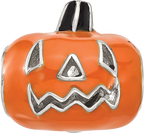 Sterling Silver Reflections Orange Enameled Pumpkin Bead