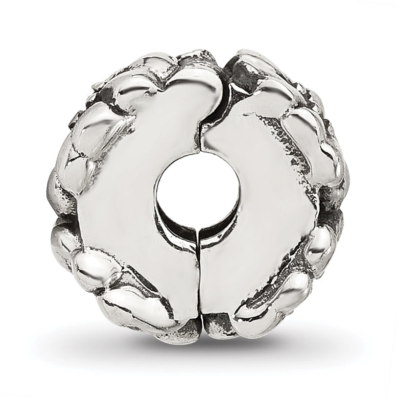 Sterling Silver Reflections CZ Floral Clip Bead Secondary image