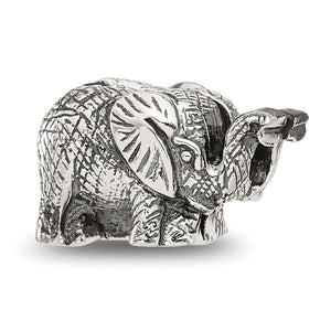 Reflection Beads Sterling Silver Antiqued Elephant Clip Bead - Sophia Jewelers