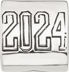 Sterling Silver Reflections Grad 2024 Cap Trilogy Bead