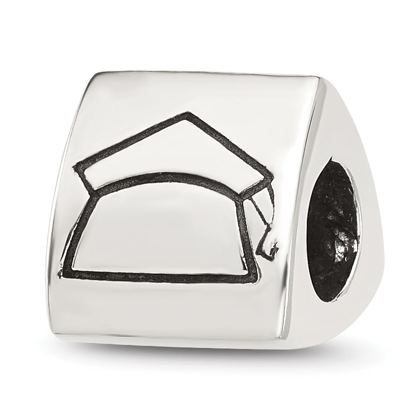 Sterling Silver Reflections Grad 2024 Cap Trilogy Bead